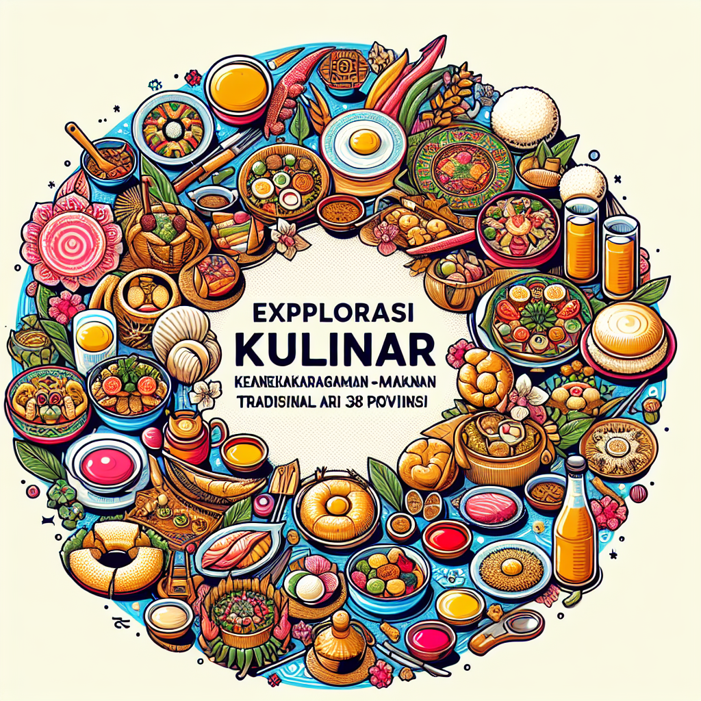 Eksplorasi Kuliner: Keanekaragaman Makanan Tradisional dari 38 Provinsi di